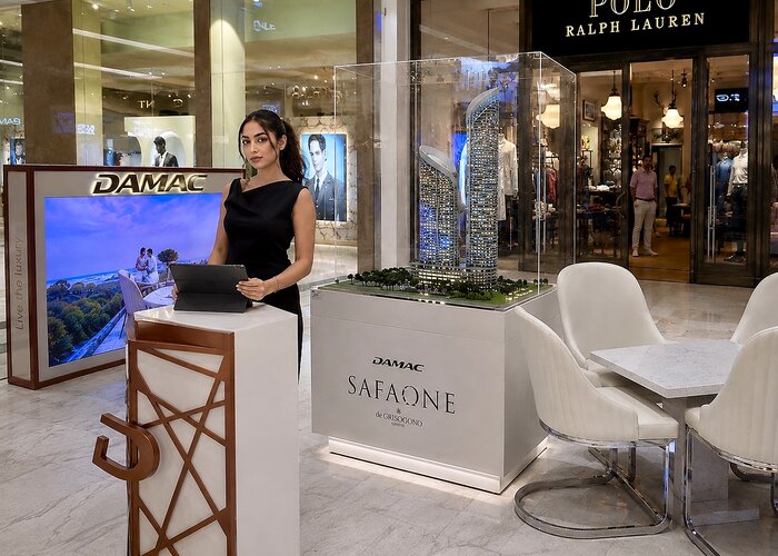 Atlas staff at a luxury property launch